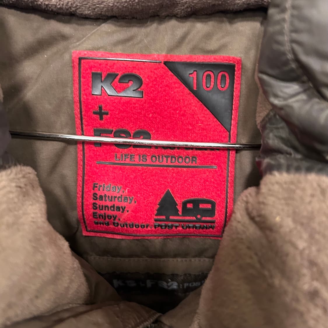 K2 + FS2 덕다운 후드 유틸리티 셰르파 패딩 상품이미지3