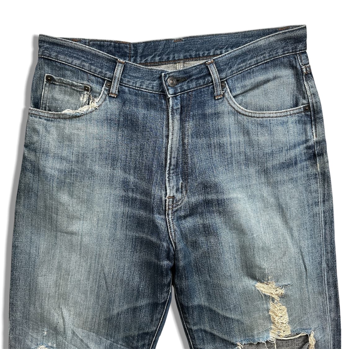 80-90s GoldRush Distressed Jeans 상품이미지5