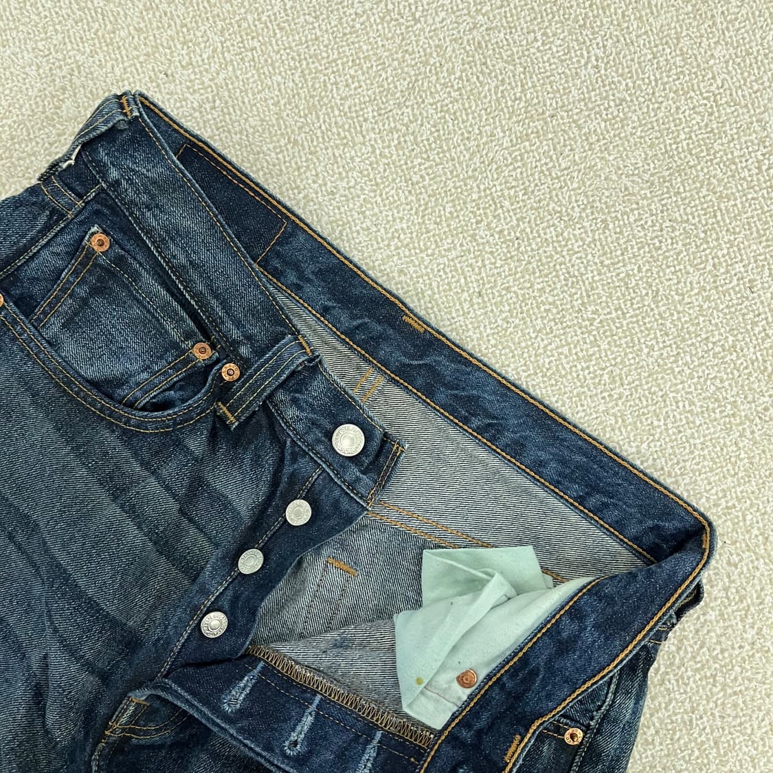 [32] 리바이스 501 오리지널핏 데님 청바지 0108M1 상품이미지2