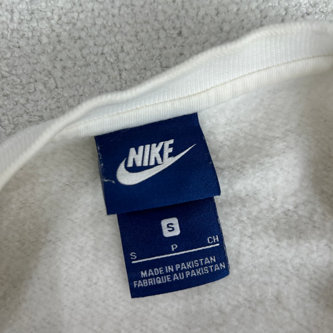 나이키 스우시 맨투맨 화이트 s 상품이미지2