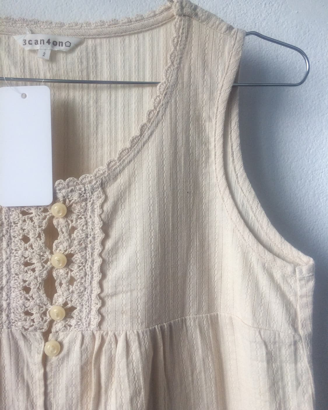 Crochet layered sleeveless 상품이미지4