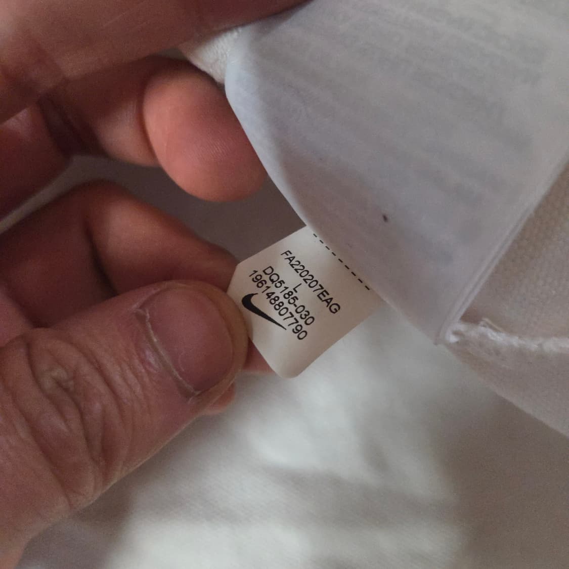 나이키 라이프 언라인드 초어 워크 자켓 L 100 화이트 상품이미지5