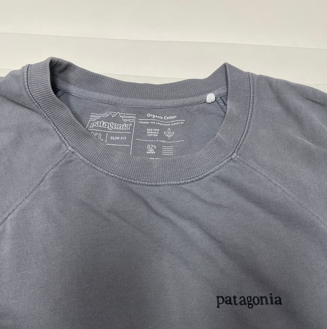 파타고니아 오가닉 맨투맨 XL 그레이 상품이미지3
