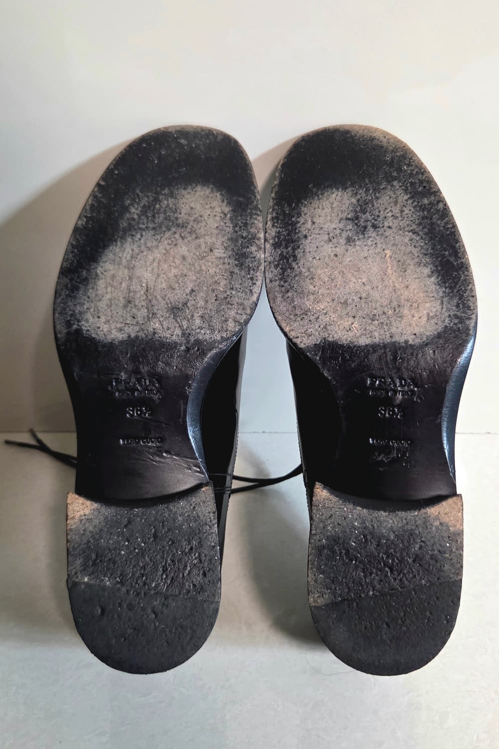 프라다 블랙 더비 슈즈 / PRADA VERO CUOIO 상품이미지8