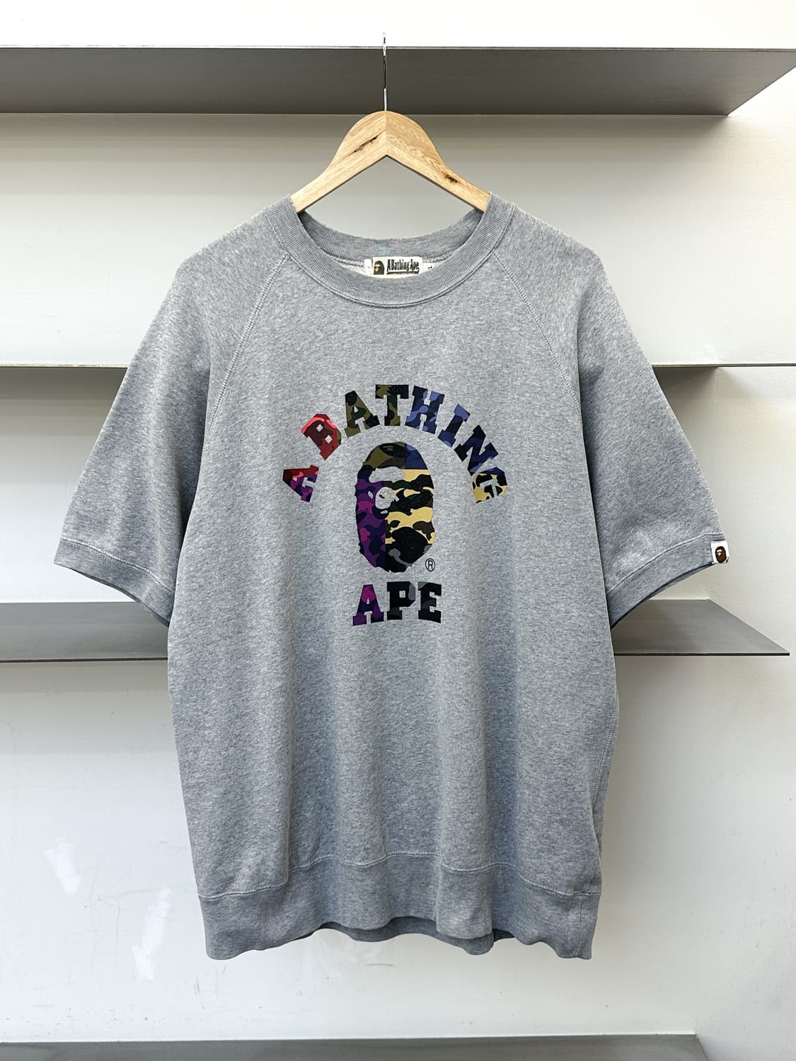 베이프 19SS 믹스 크레이지 카모 S/S 크루넥 상품이미지1