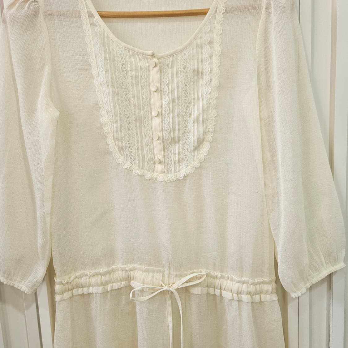 레스트로즈(LEST ROSE) 레이스 요루 원피스 상품이미지3