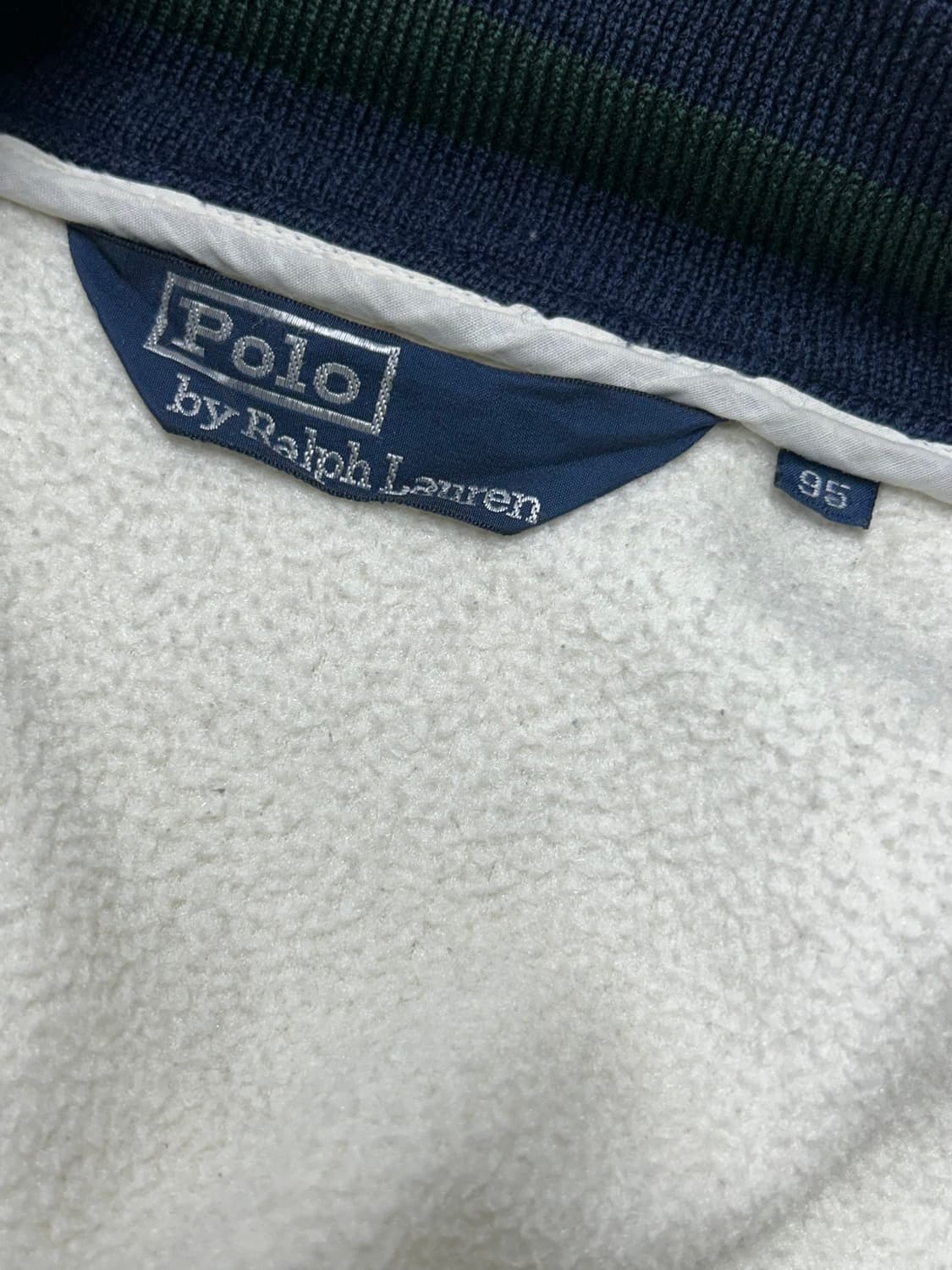 90s 폴로 랄프로렌 플리스 바시티 자켓 상품이미지8