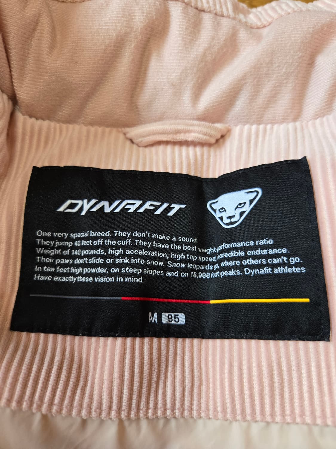 다이나핏 딸기우유핑크 코듀로이 덕다운 패딩 상품이미지8