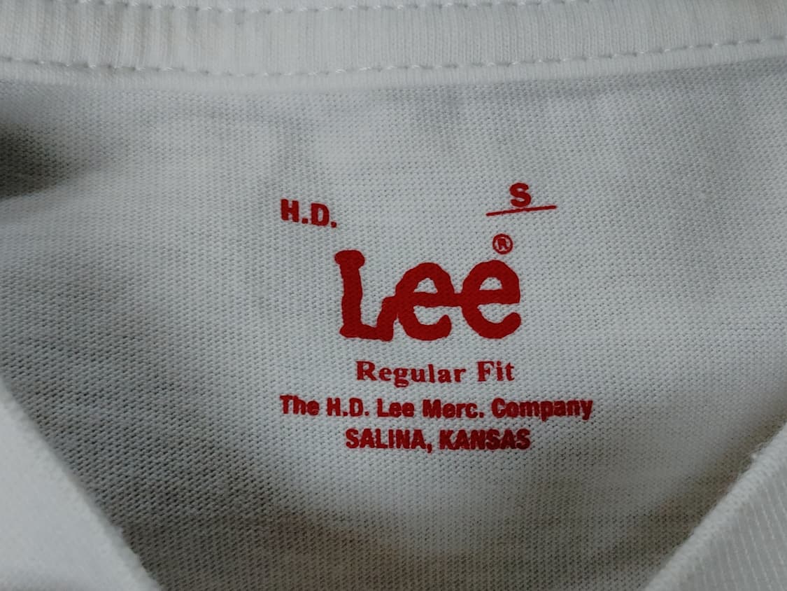 Lee 리 화이트 반팔 라운드티 상품이미지5