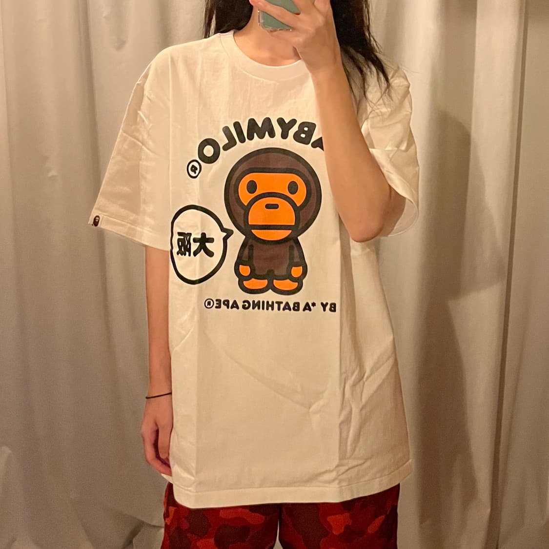 베이프 BAPE 마일로 반팔티셔츠 상품이미지3