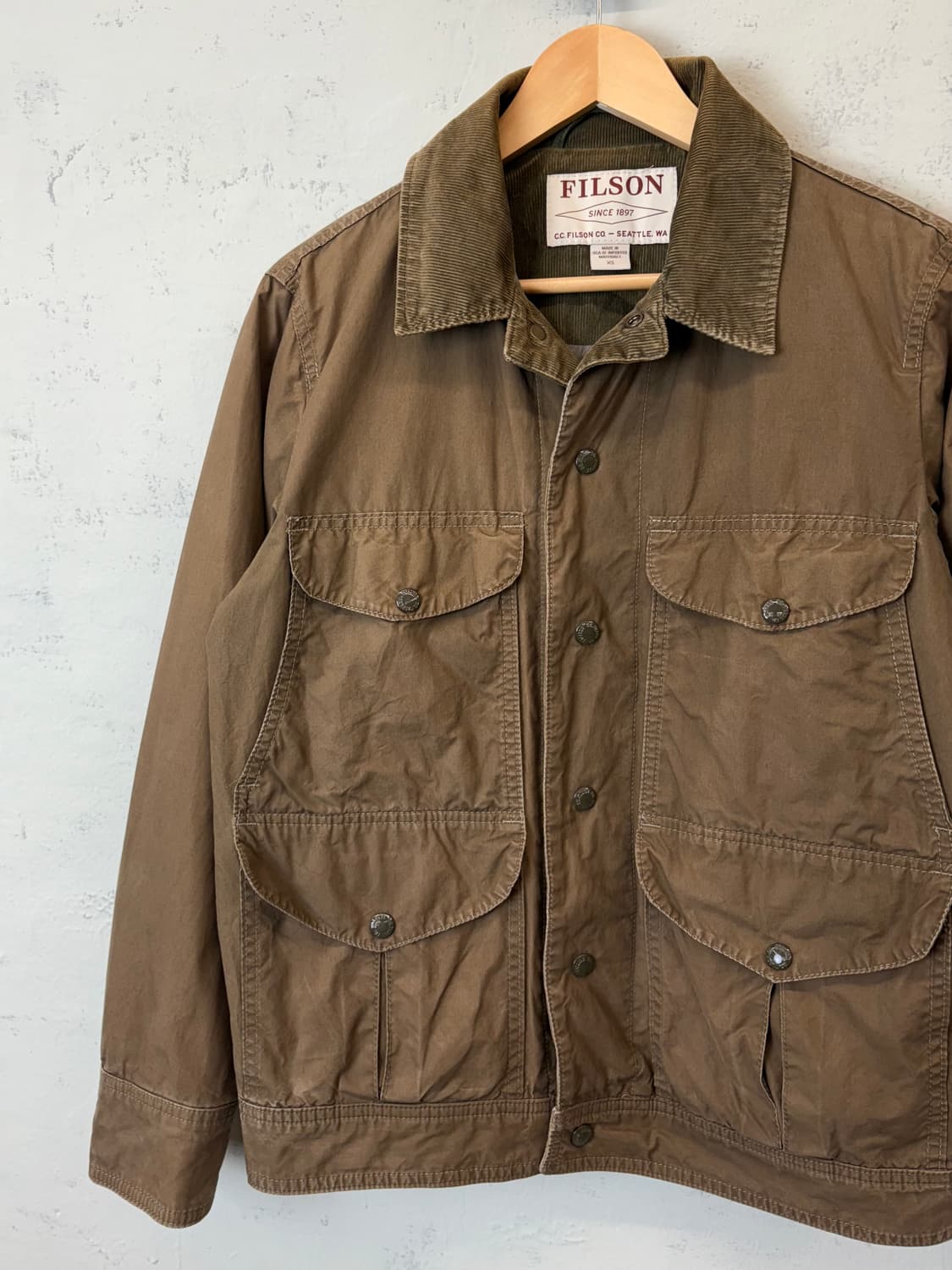 FILSON 필슨 라이트웨이트 브라운 포켓 자켓 상품이미지5