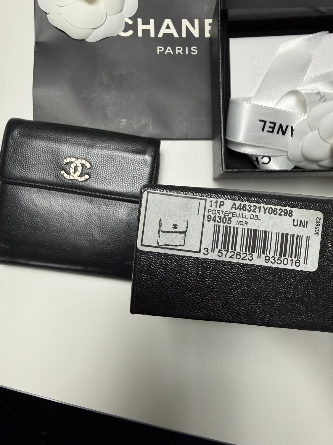 chanel 샤넬 캐비어 지갑 풀박스 상품이미지2