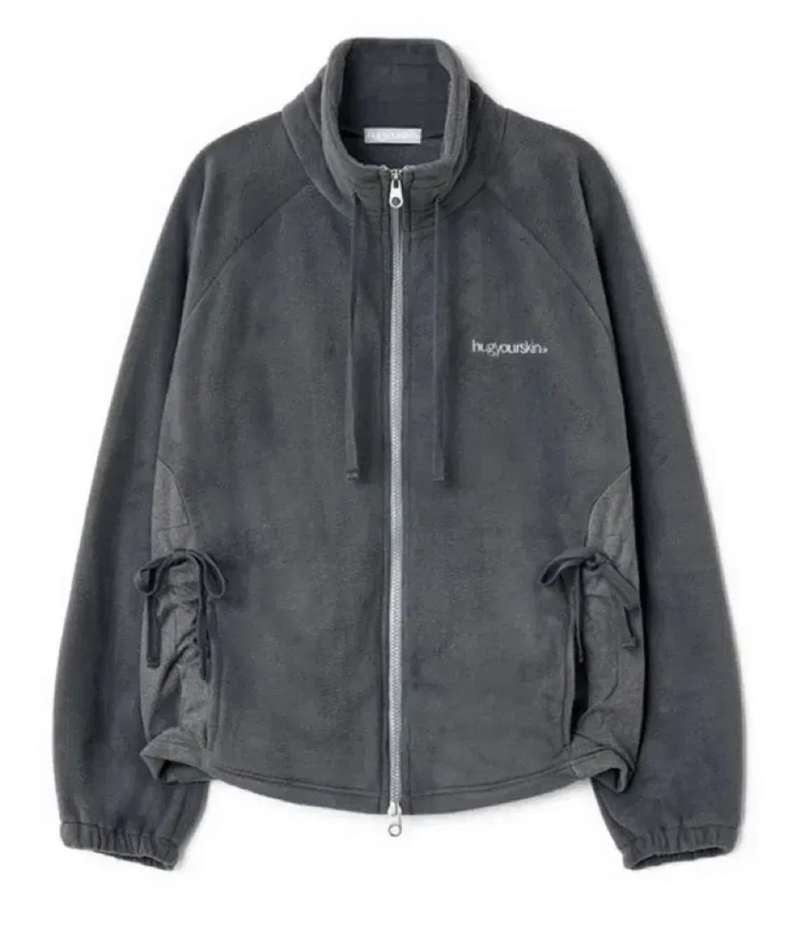 허그유어스킨 스프링 플리스 집업 차콜 상품이미지1