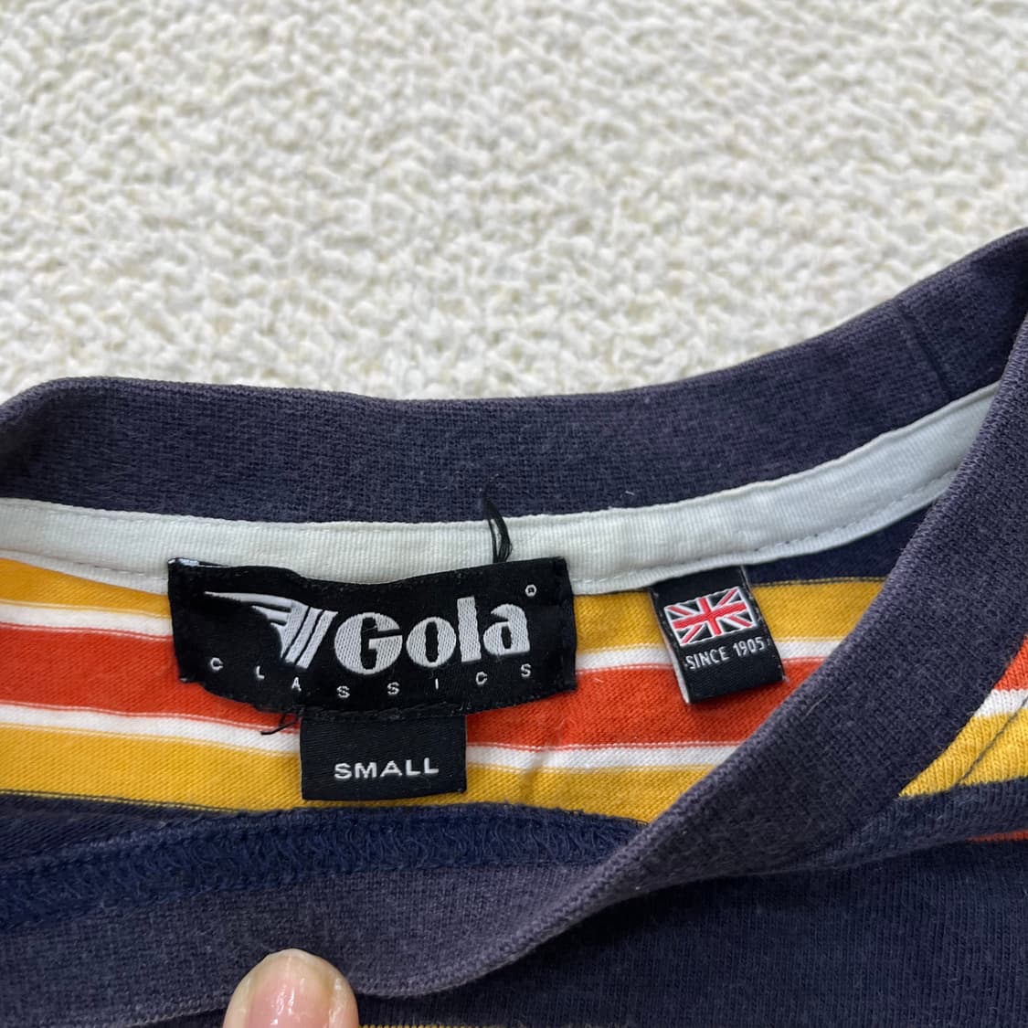 S 골라 스트라이프 반팔티 0409M 상품이미지2