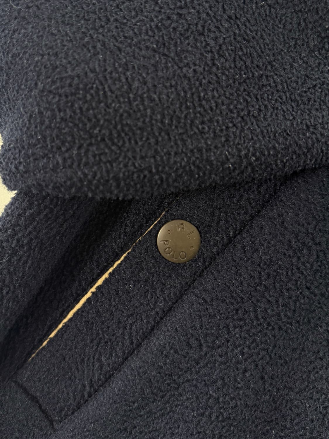 폴로 랄프로렌 오버핏 90‘s 딥네이비 폴라텍 플리스 블루종 자켓 상품이미지5