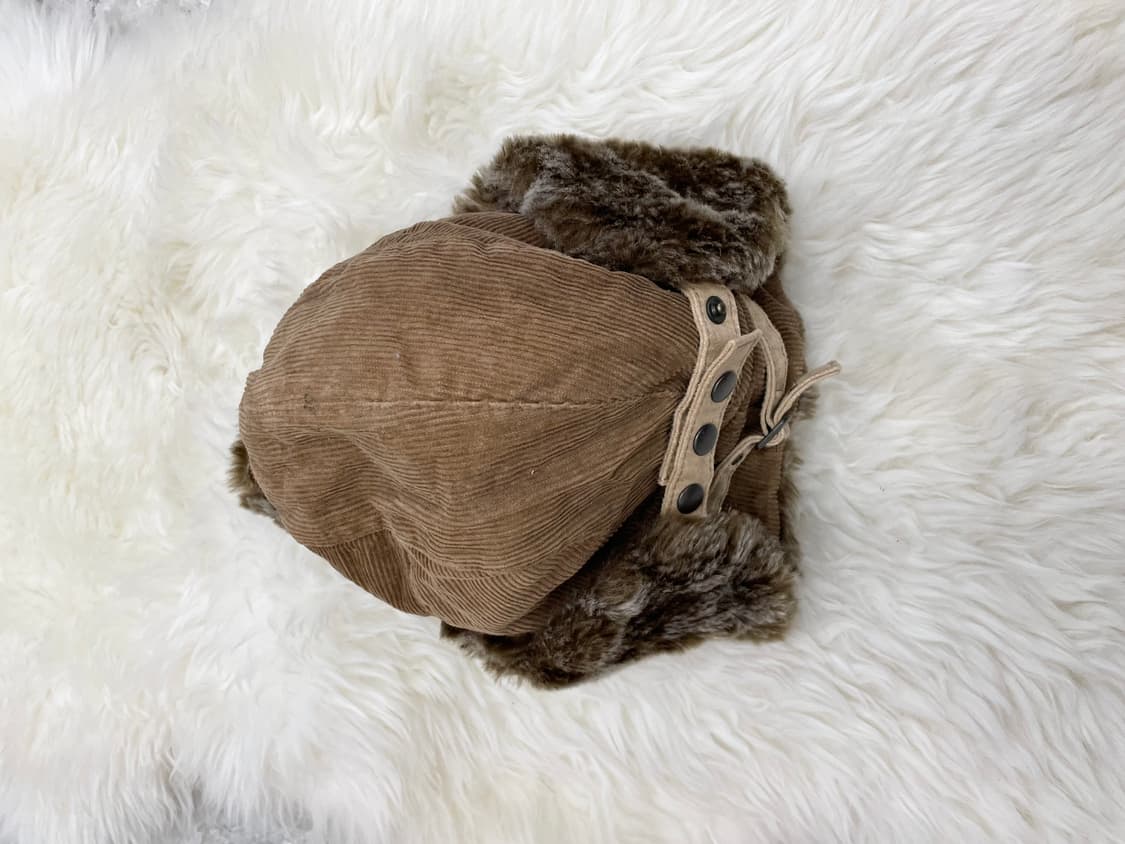 브라운 코듀로이 퍼 트루퍼햇 상품이미지9