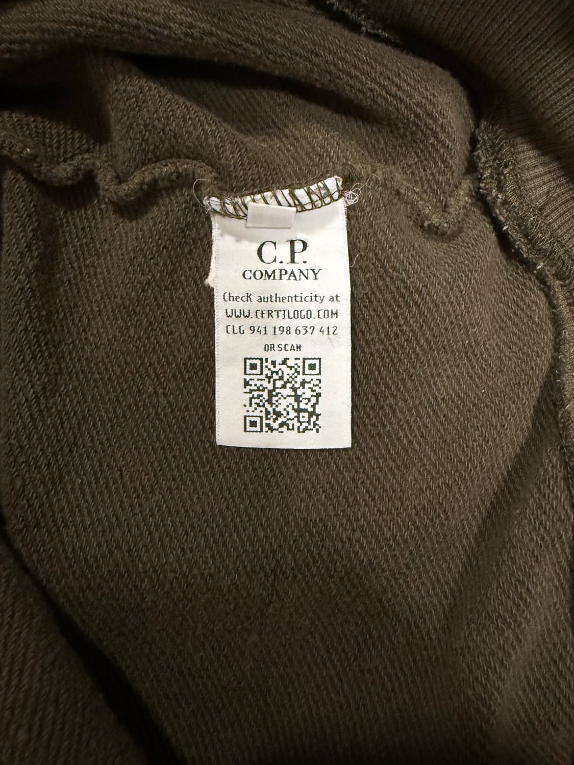 CP 컴퍼니 맨투맨 카키 L 상품이미지5