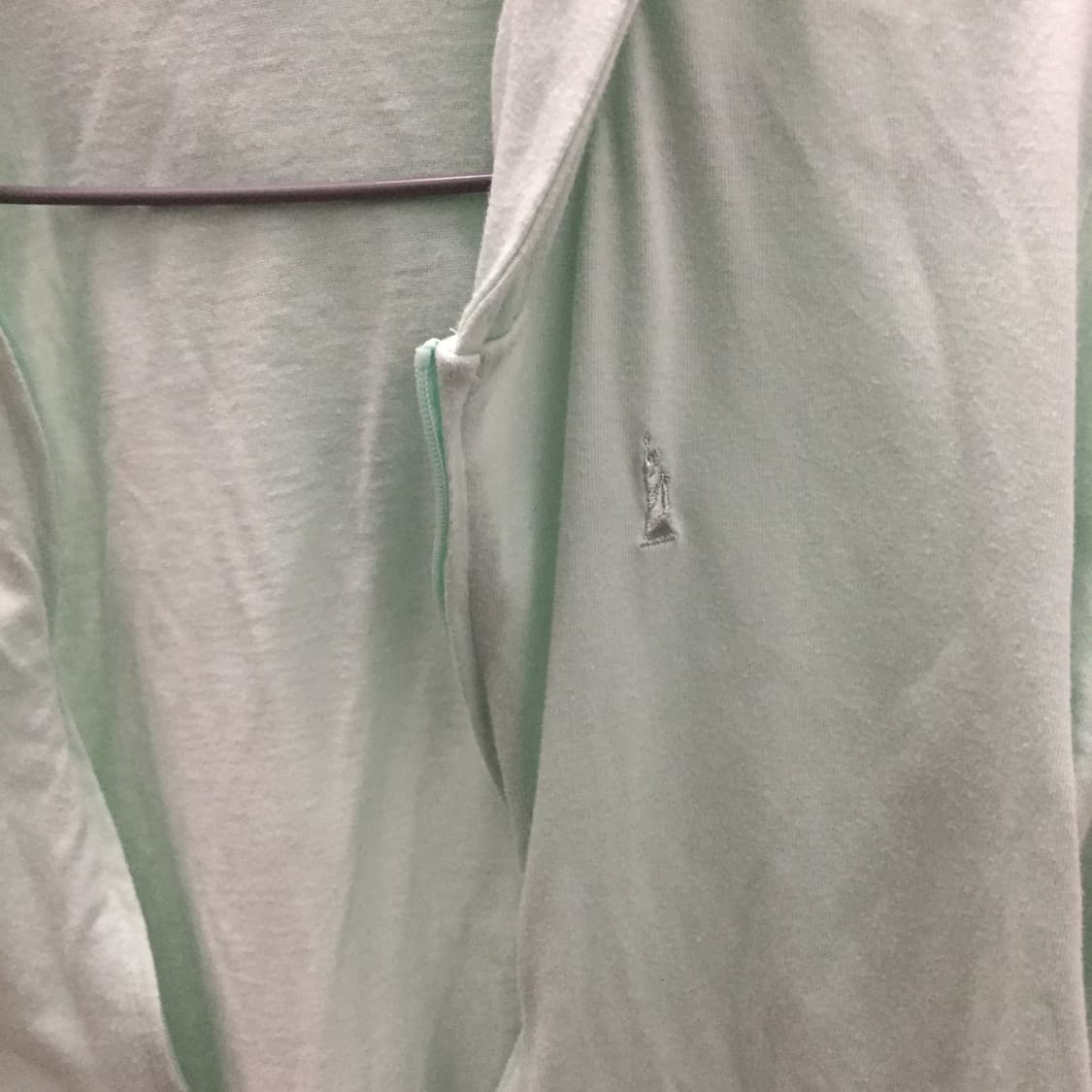 East Boy 이스트보이 갸루 괴짜 민트 후드집업 상품이미지3