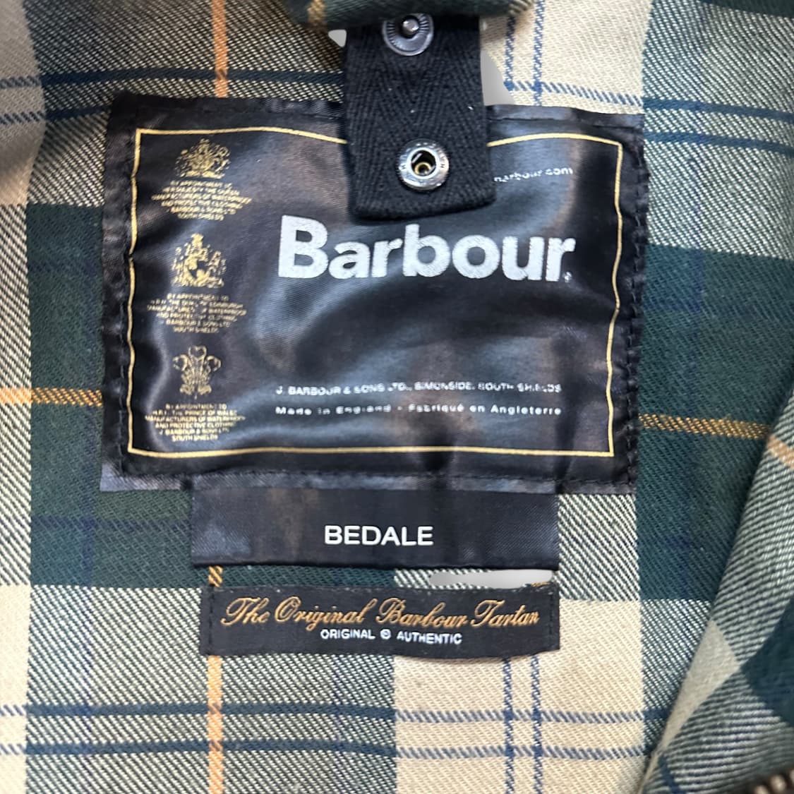 바버 비데일 왁싱 자켓 상품이미지5