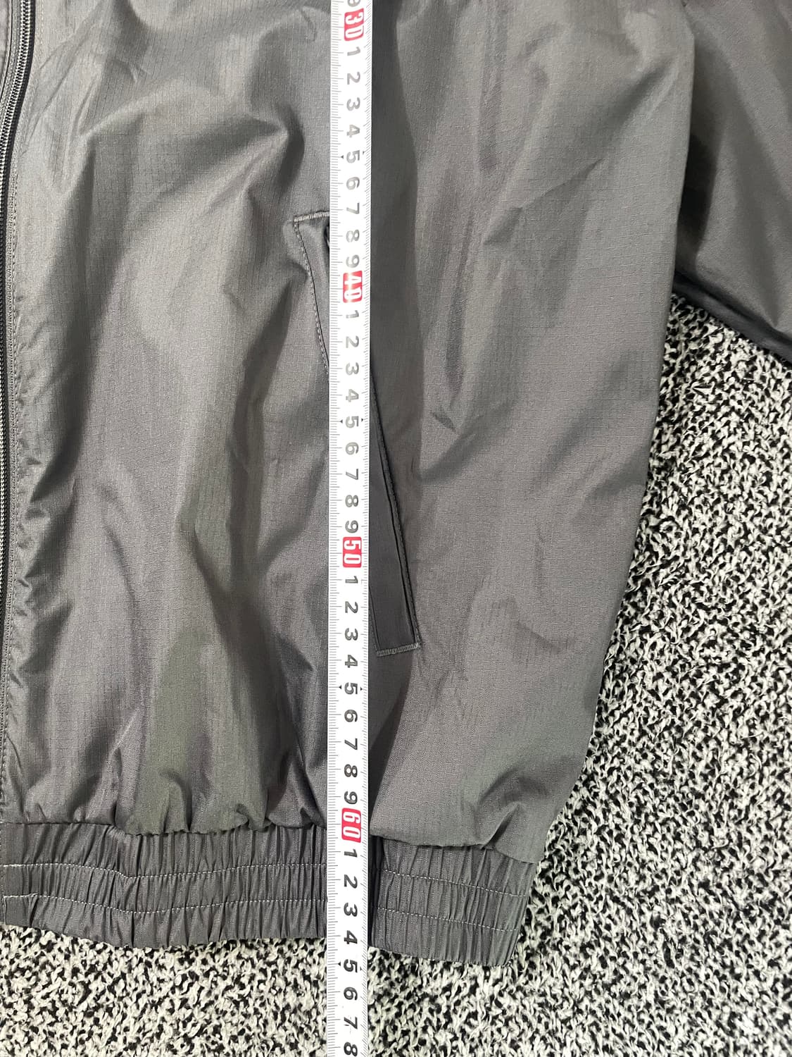 빈티지9. 아디다스 레트로 트레포일 바람막이 자켓 그레이 점퍼 나일론 상품이미지7