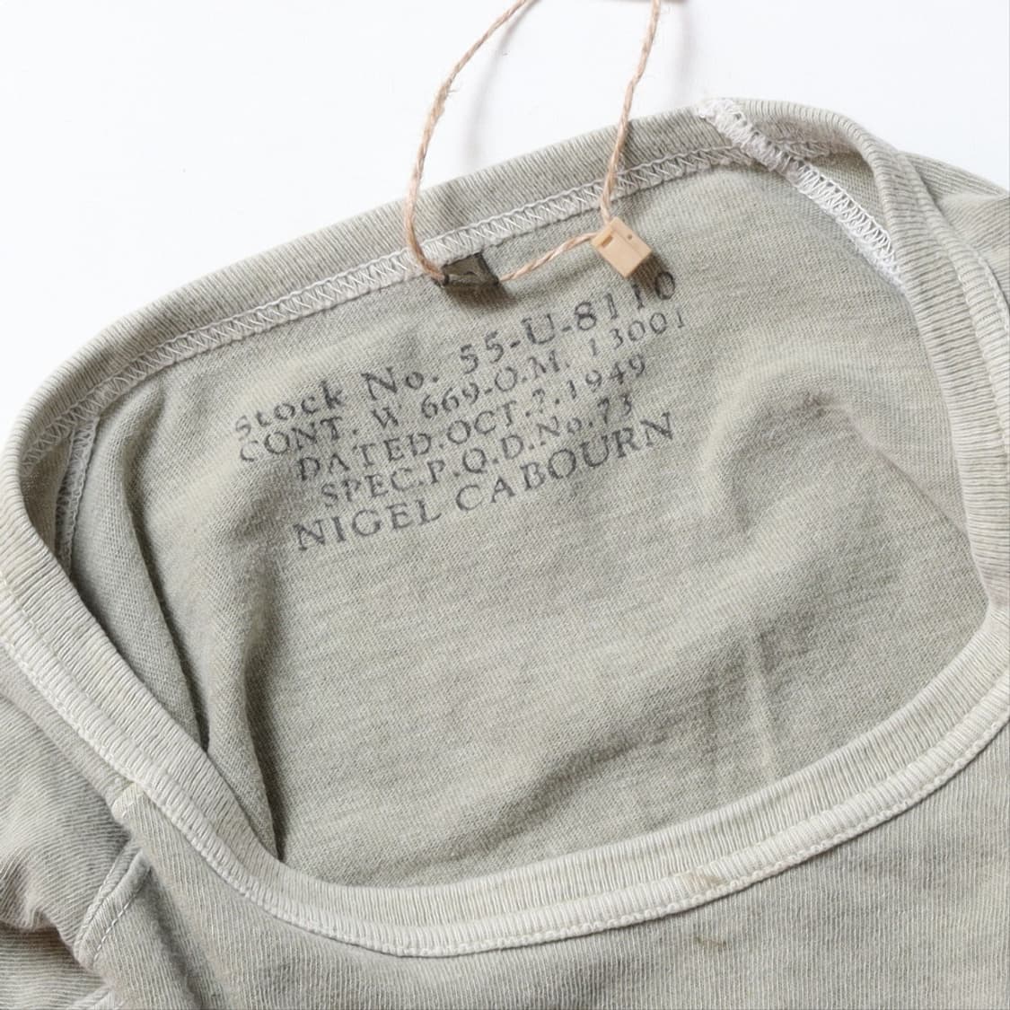 나이젤 카본 Nigel Cabourn Basic T-shirt 
 상품이미지4