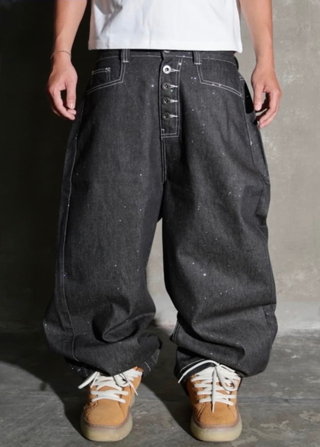 BEVIS bling bling baggy jeans 상품이미지1