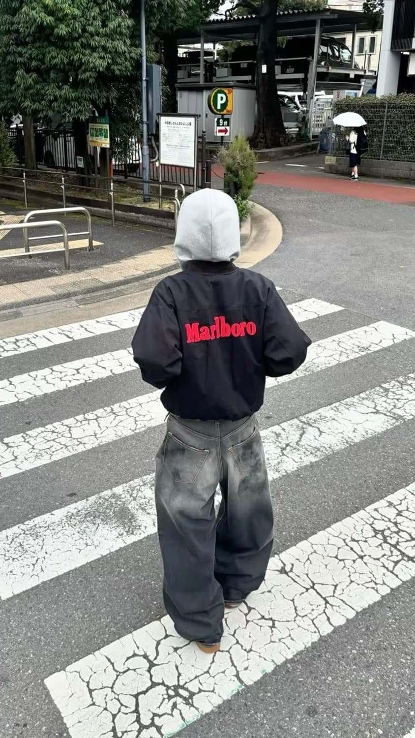 말보로 90s 리버시블 봄버 자켓 상품이미지2