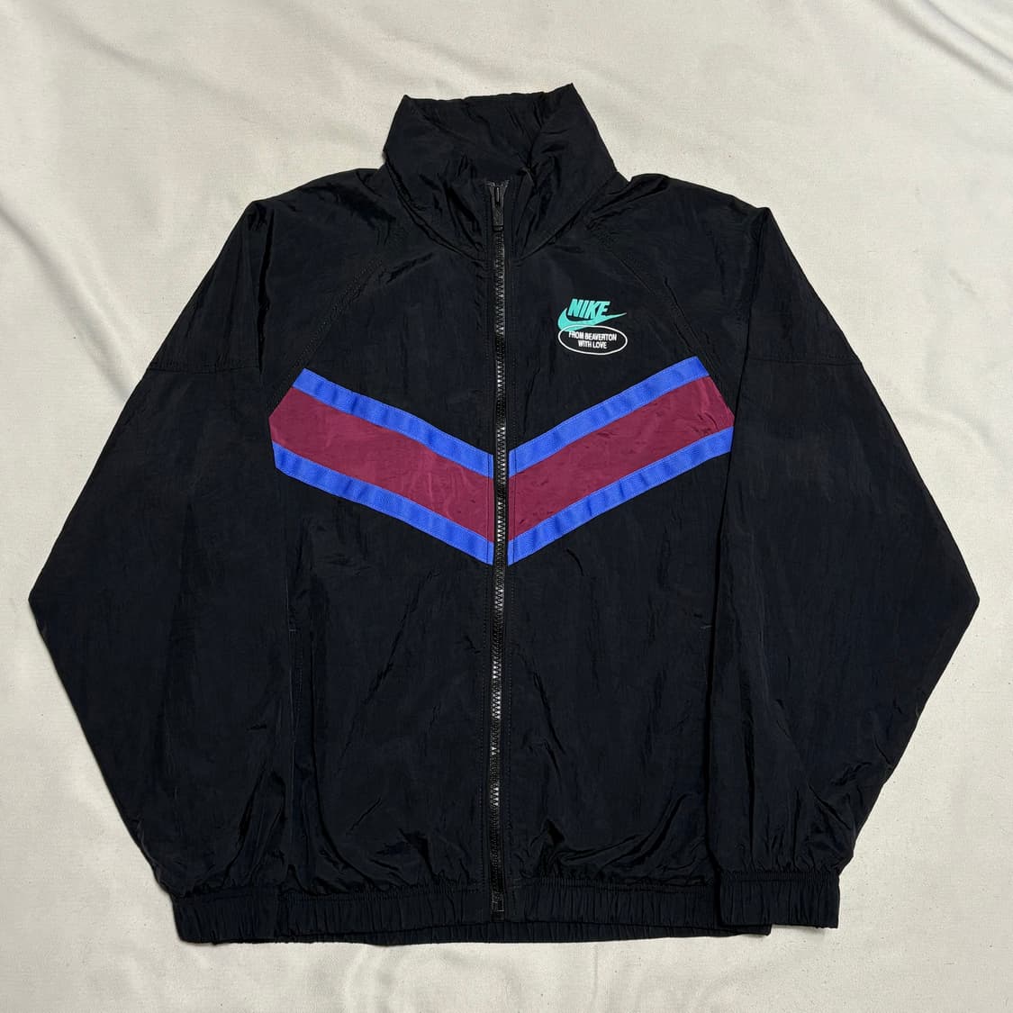 M 나이키 내장후드 데이지 블랙 우븐 자켓 상품이미지2
