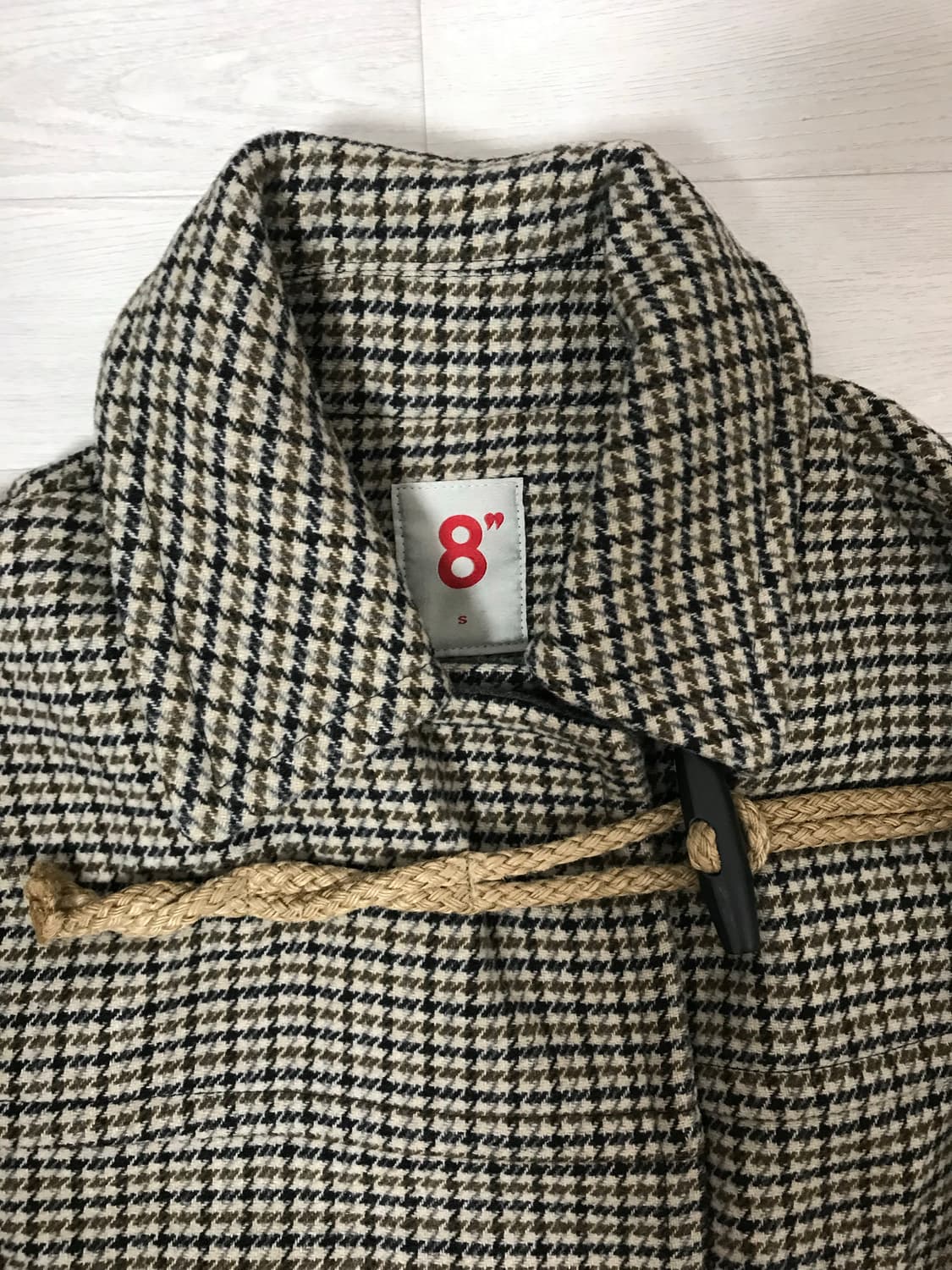 에잇세컨즈 하운드투스 체크 더플 코트 상품이미지3