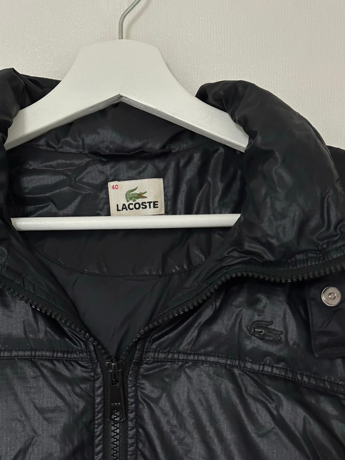 라코스테 블랙 롱패딩 40사이즈(M) 상품이미지2