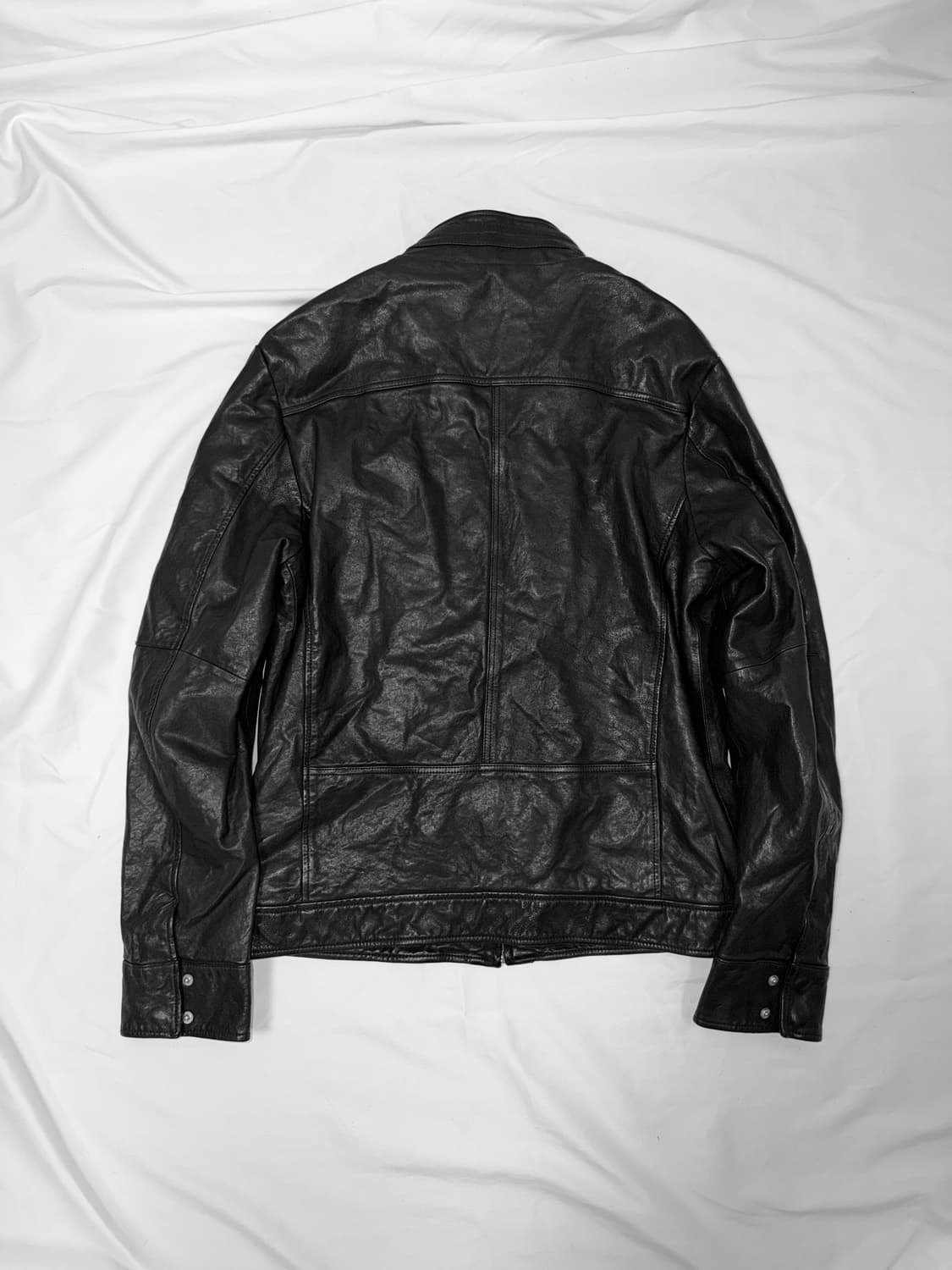 멀티포켓 이태리 레더 자켓 상품이미지5