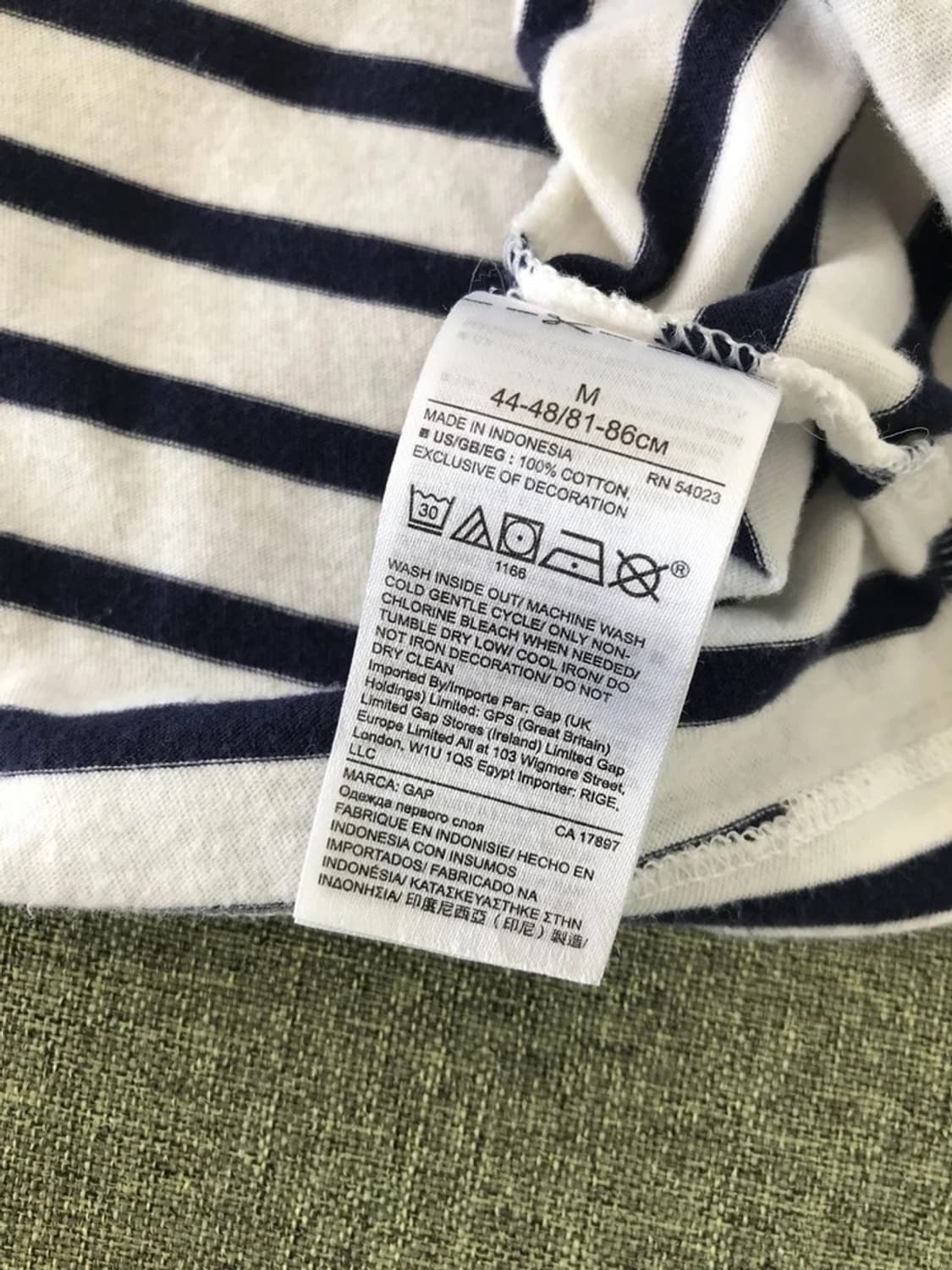 Gap Stripe Big Logo Tee 상품이미지7