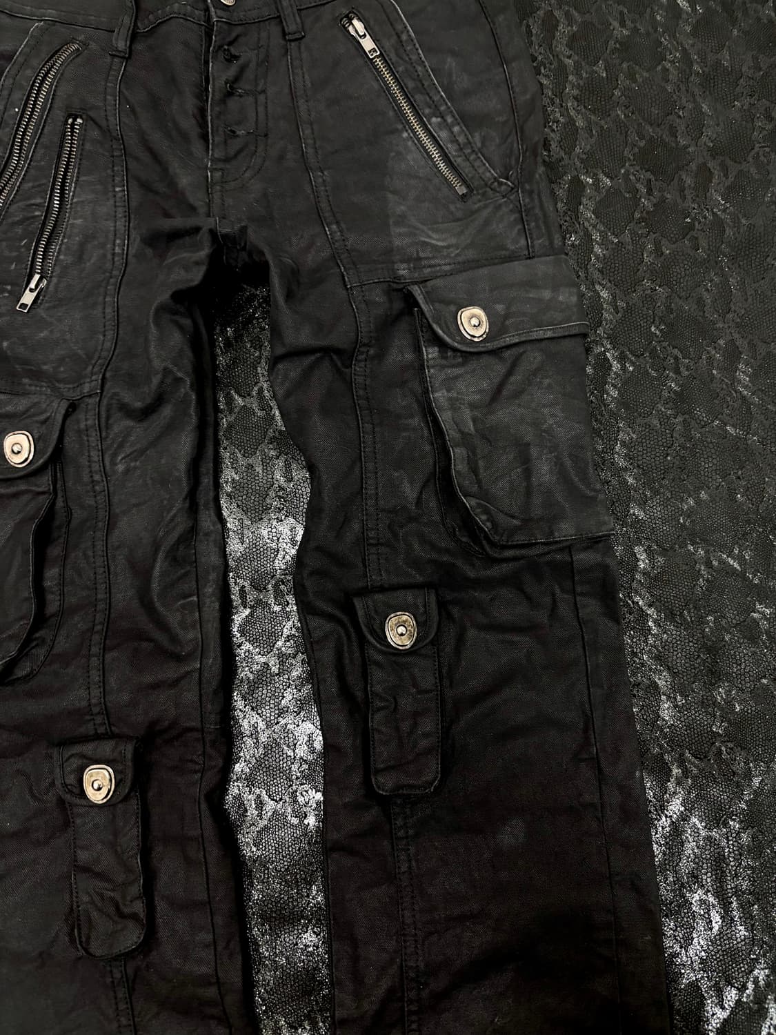 “TORNADO MART” 00’s Archive Black Coated 상품이미지3