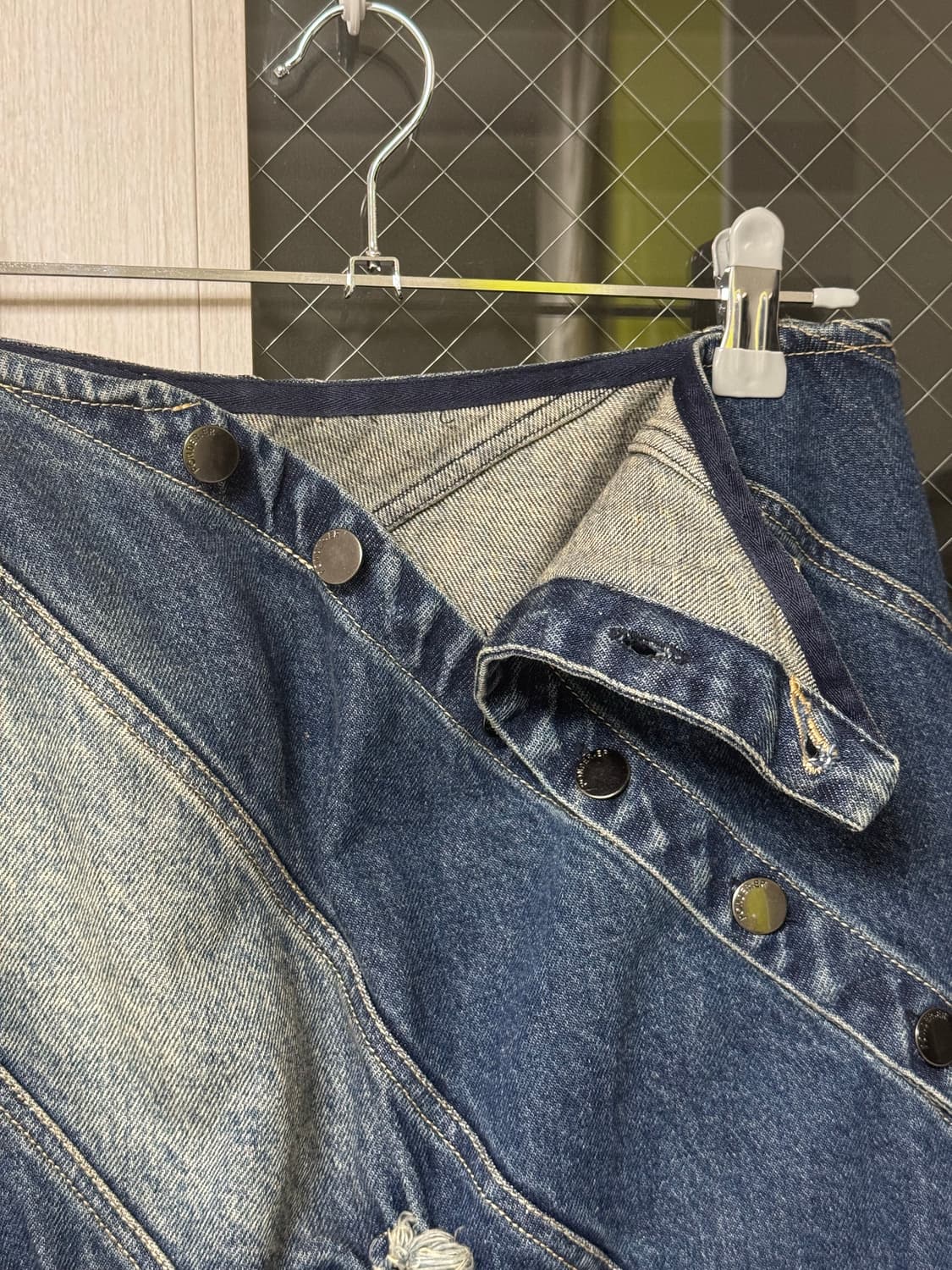 [S] 폰더럴 RAVEL 스모크 데님 스커트 상품이미지7