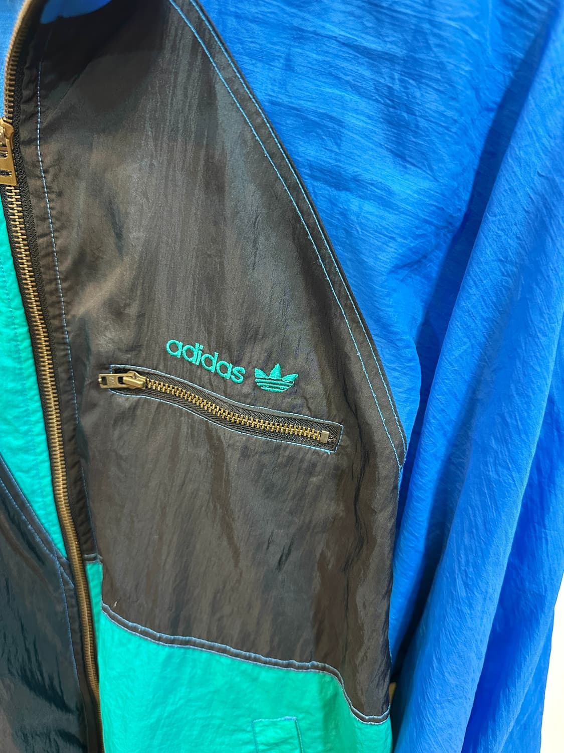 아디다스 올드스쿨 빈티지 컬러블럭 트랙 자켓  상품이미지4