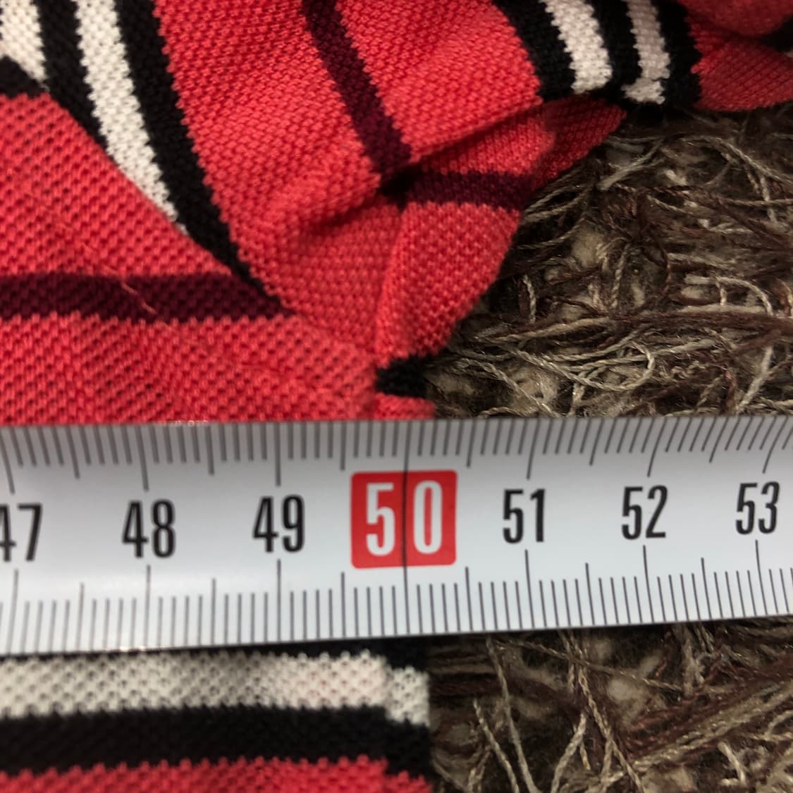 4 버버리 블랙라벨 로고 스트라이프 카라 반팔 티셔츠 95-100 상품이미지8