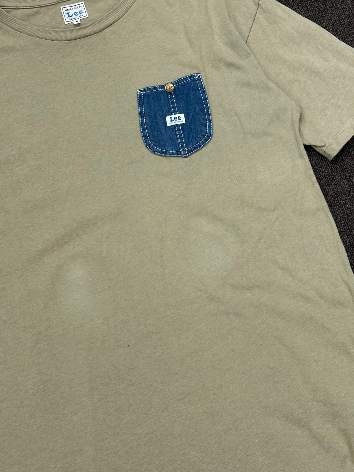 OS)Lee vintage 데님 포켓 디테일 반팔 상품이미지2