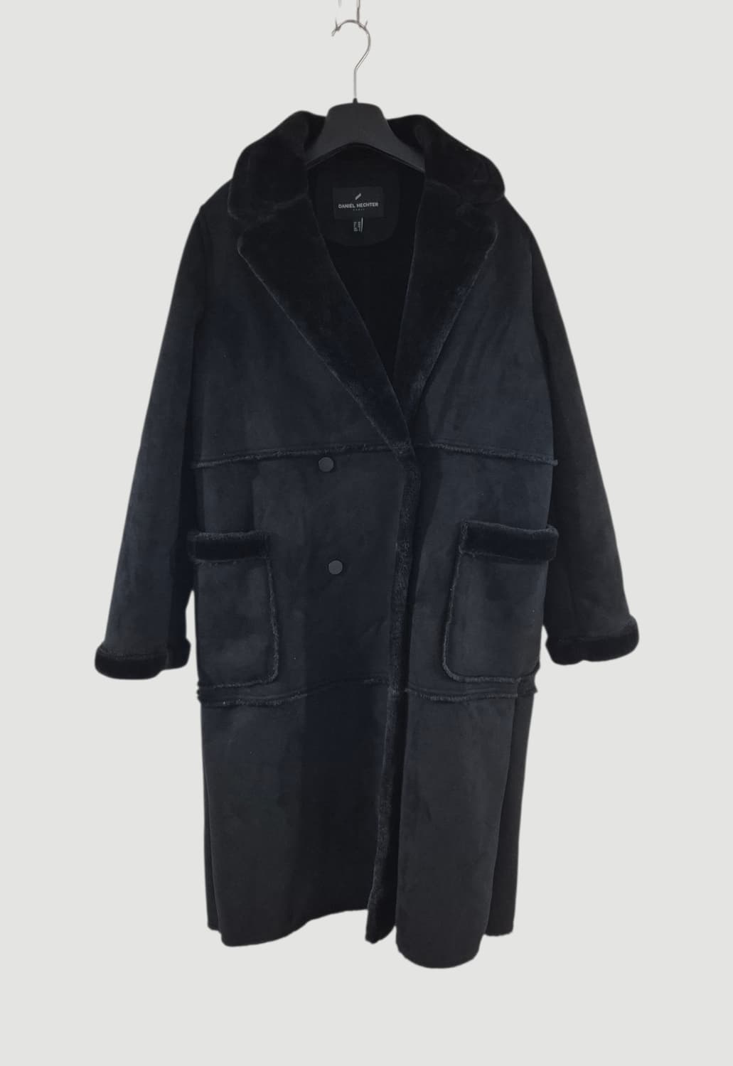 [55]다니엘 헥터 여자 무스탕 롱코트 상품이미지1