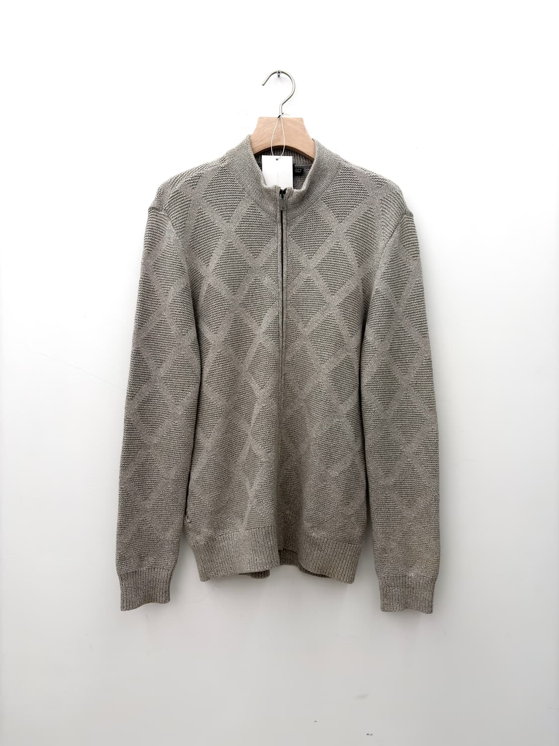 ARGYLE KNIT ZIP UP 상품이미지1