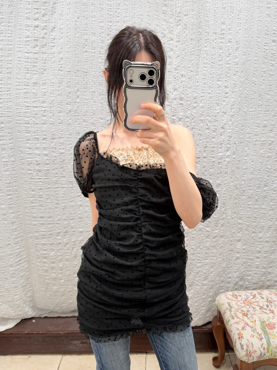 Dot mesh mini ops 상품이미지5