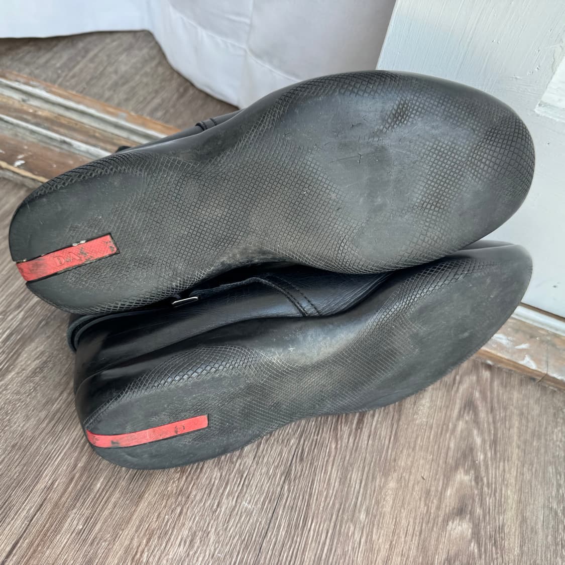 프라다 스포츠 스트랩 레더 앵클 부츠 상품이미지6