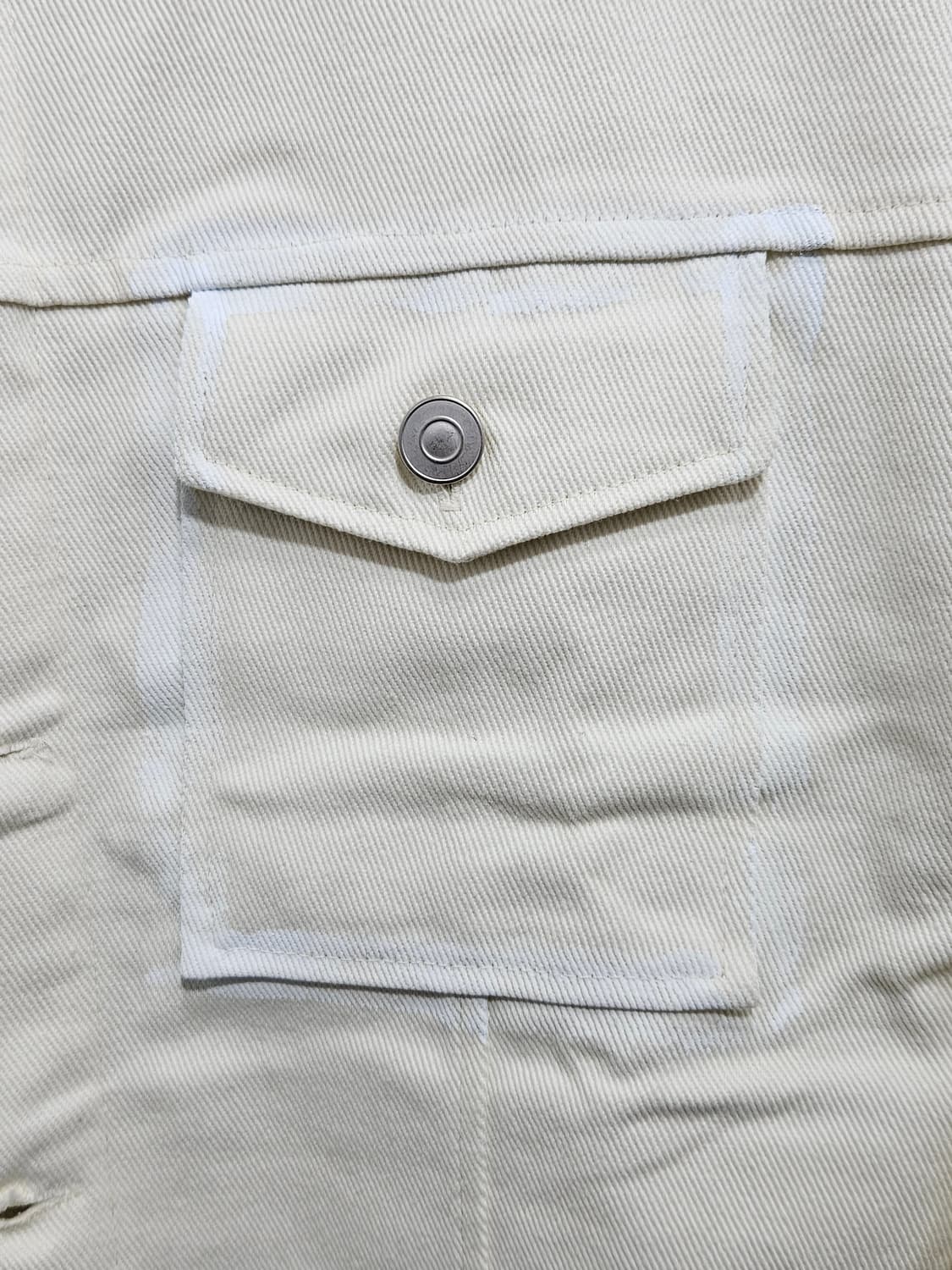 남성 아이보리 포켓 코튼 자켓 상품이미지6