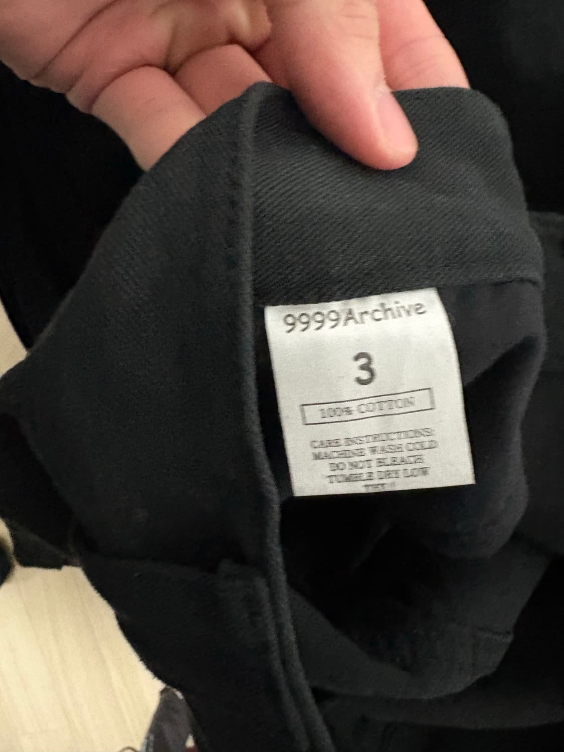 9999아카이브 테크니컬 커브드 팬츠 3 상품이미지3