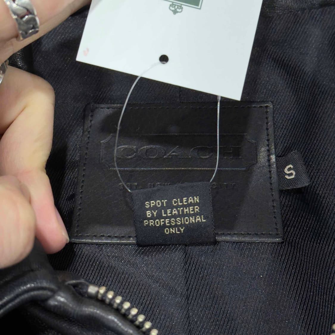 COACH 코치 레더 자켓 상품이미지6