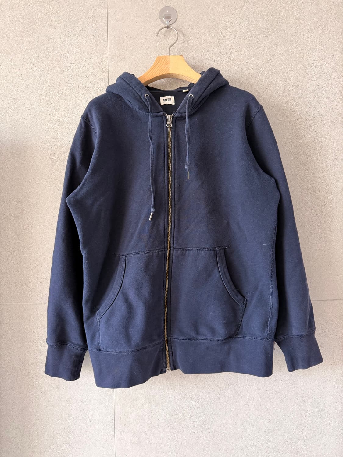 유니클로 후드집업 네이비 남자 L 상품이미지1