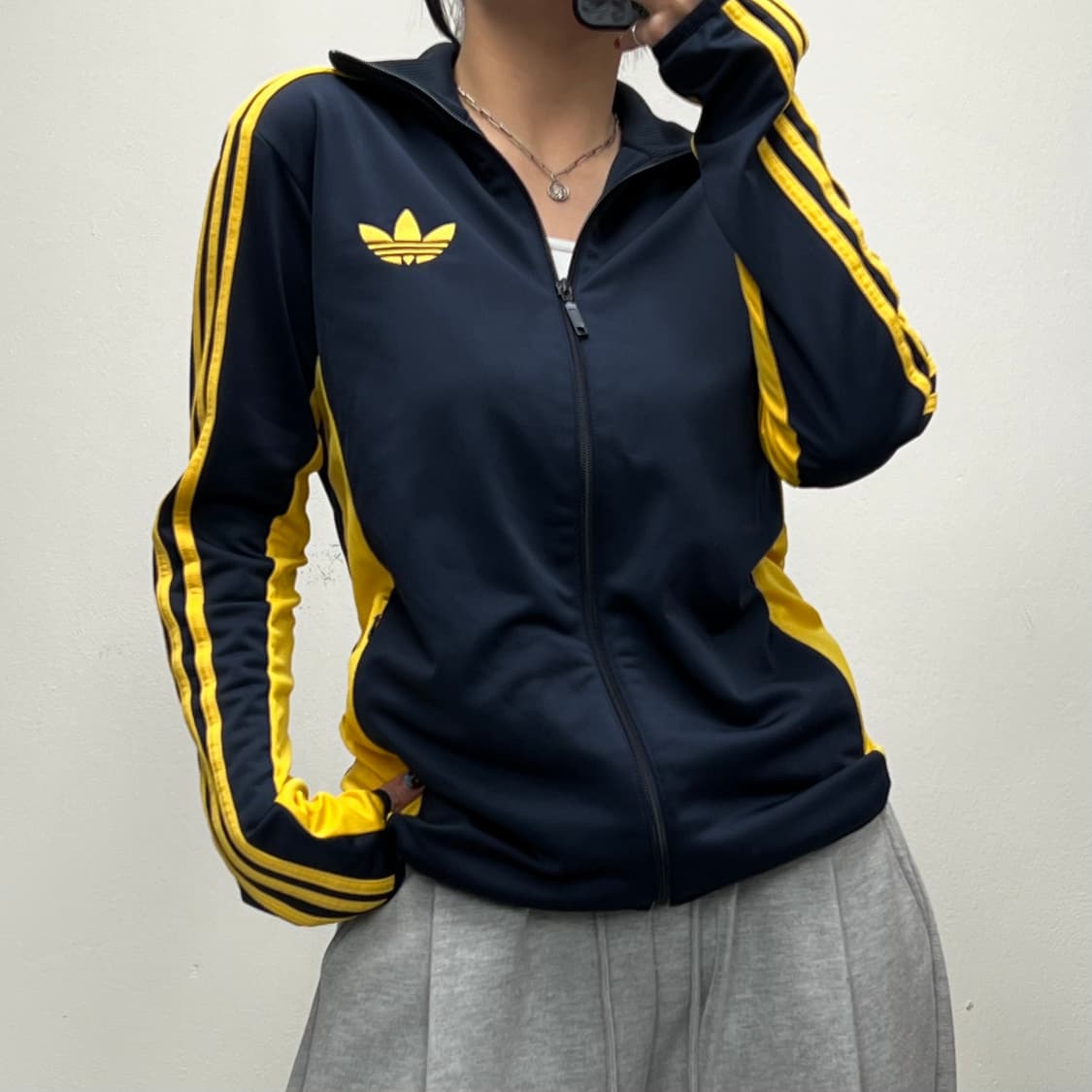 아디다스 트랙탑 져지 남노 네이비 100 [041104 상품이미지1