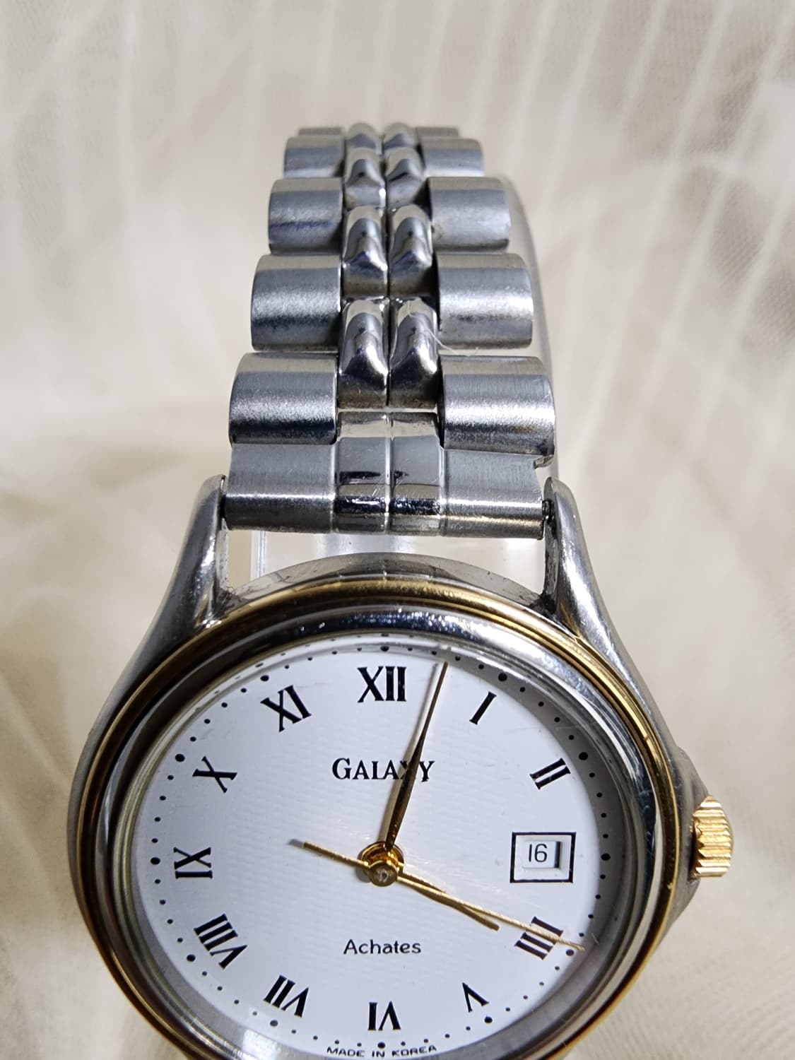 빈티지 갤럭시 Achates 쿼츠 여성콤비 시계 상품이미지5