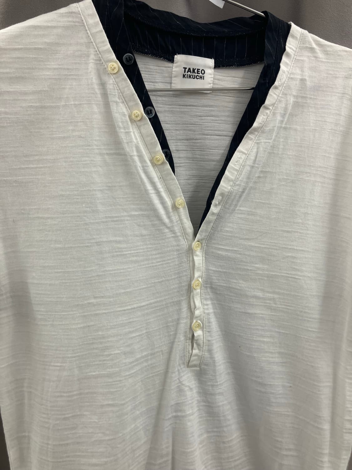 타케오키쿠치 레이어드 헨리넥 티셔츠  상품이미지2