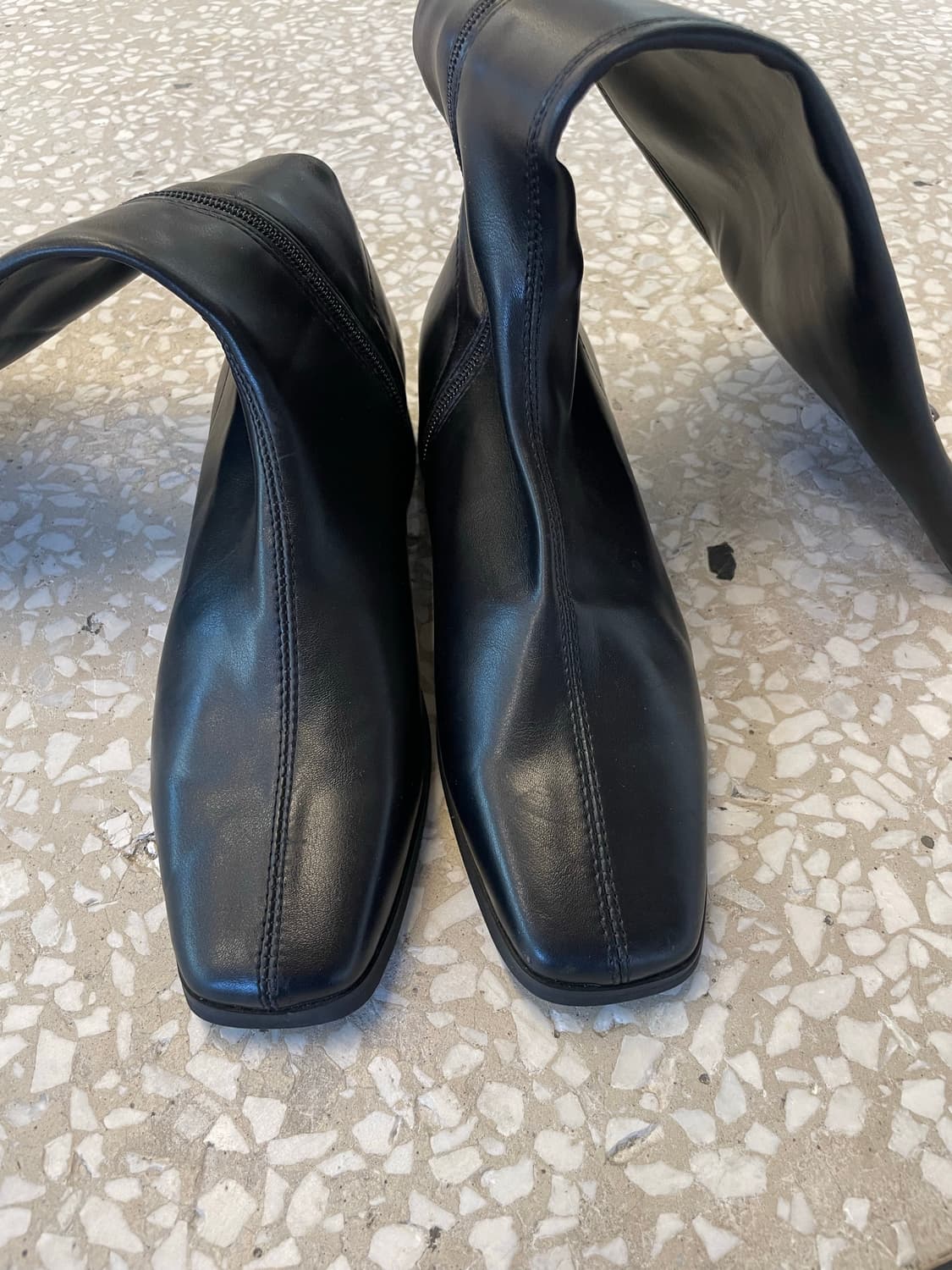 Vintage long boots black 상품이미지2