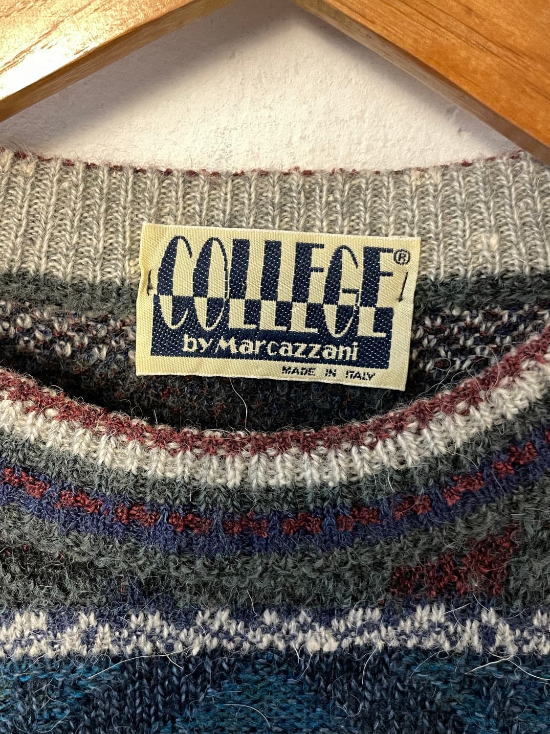 College 빈티지 니트  상품이미지6